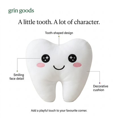 Grin Goods™ Cuddle Molar Tooth Cushion